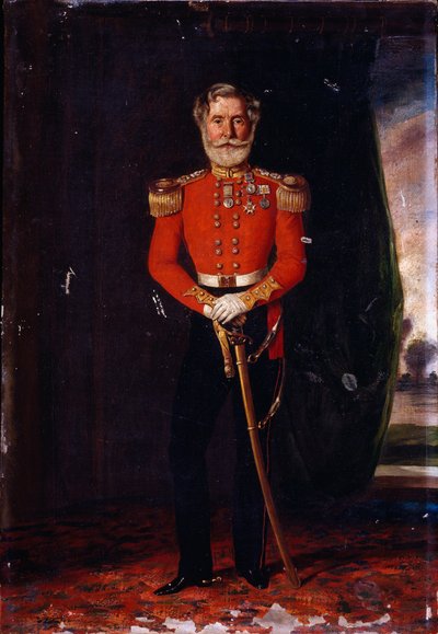 Colonel Philip McPherson CB, 17th Regiment of Foot, 1855 by David Cunliffe